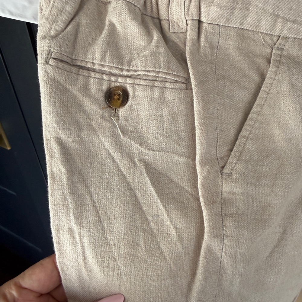 Appaman Beige Blazer with Striped Lining - Picture 4 of 10